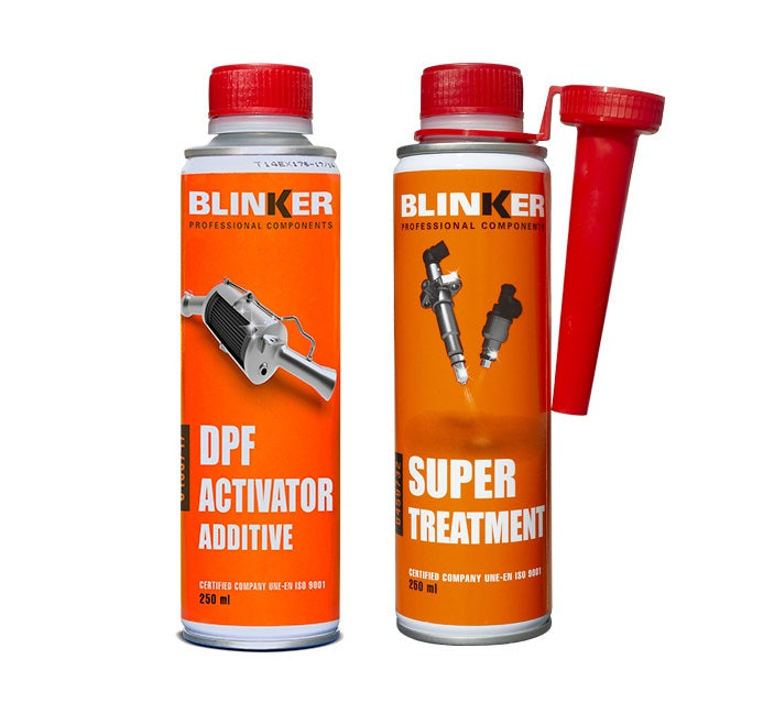 Blinker Pack 2 Produits BLINKER Additif super traitement Diesel et DPF Efficacité Total