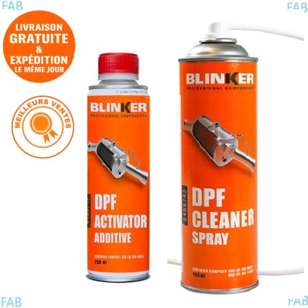 Pack Performance Additif FAP Activateur Régénération + Spray Nettoyant DPF pour – Blinker | France Accord Business